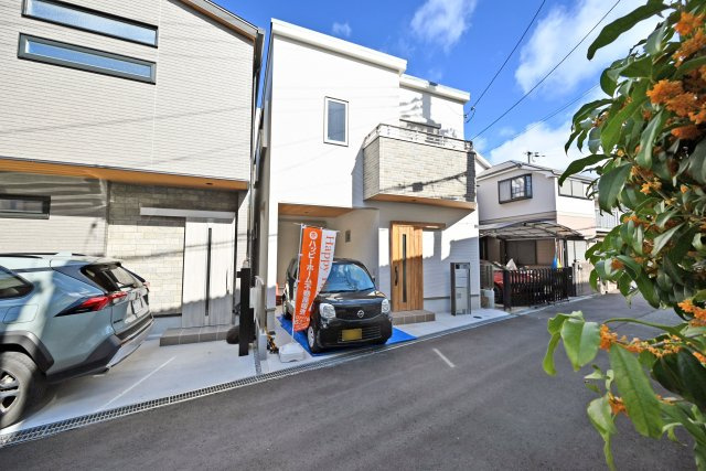 マドレコート浜3丁目新築一戸建│2SLDK＋駐車1台可（ビルトインガレージ）の外観|2SLDK＋駐車1台可（ビルトインガレージ）
収納豊富な新築物件です