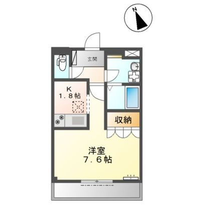フィオーレ　Ｋ　　　刈谷市近郊の賃貸はクラスホーム刈谷店の間取り
