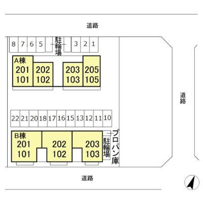 【区画図】 | エトワール Ａ