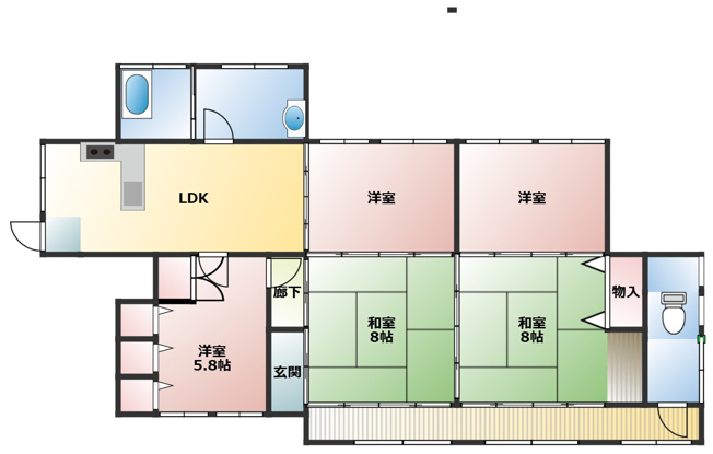 【居間・リビング】 | 山鹿市鹿本町中分田