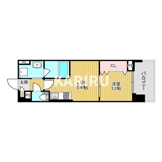 LaCASA京橋の間取り