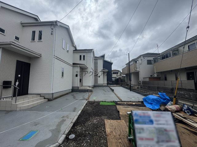 入間市小谷田1丁目・全3棟　新築一戸建　B号棟の前面道路含む現地写真|2026年1月16日撮影