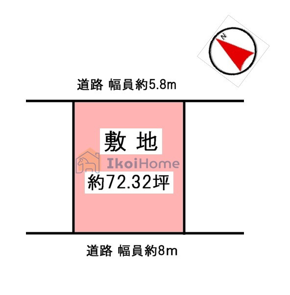 神戸市西区狩場台1丁目　土地の土地図|●年中無休：当日予約可●敷地面積約72坪と広々ゆったり！