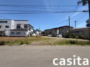【建築条件なし】大仙市大曲福見町 82.58坪 二方向道路の角地物件の画像