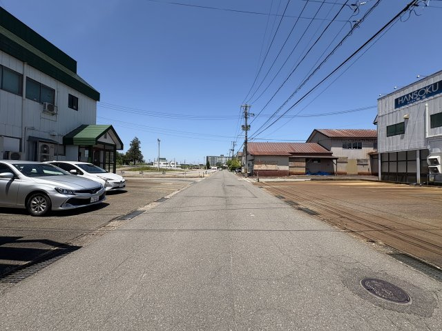 【外観】 | 【建築条件なし】大仙市大曲福見町 82.58坪 二方向道路の角地物件