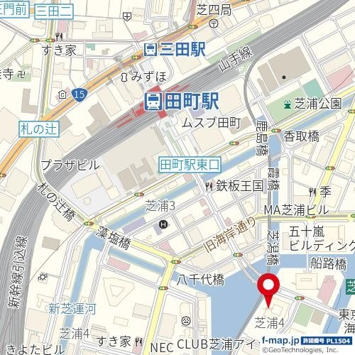 芝浦アイランドグローヴタワーの地図