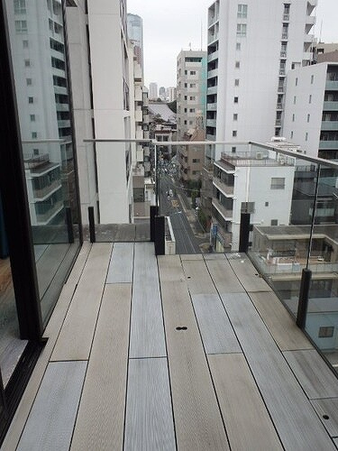 ＡＲＴＥＭＩＳ　ＭＩＮＡＭＩ　ＡＺＡＢＵのバルコニー|バルコニー　※2021年1月撮影