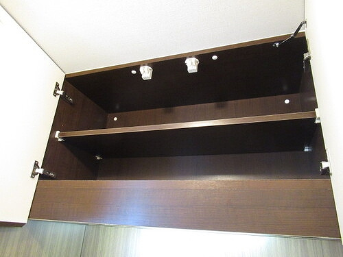 クオリア三田の収納|キッチン上部収納