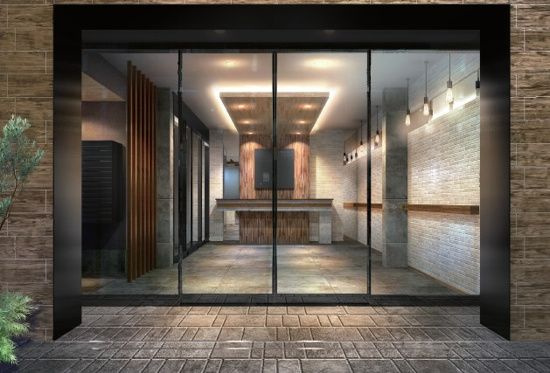 クレヴィスタ板橋本蓮沼のエントランス