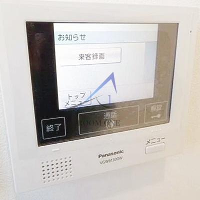 ソレイユのセキュリティ|モニター付きインターホンです。