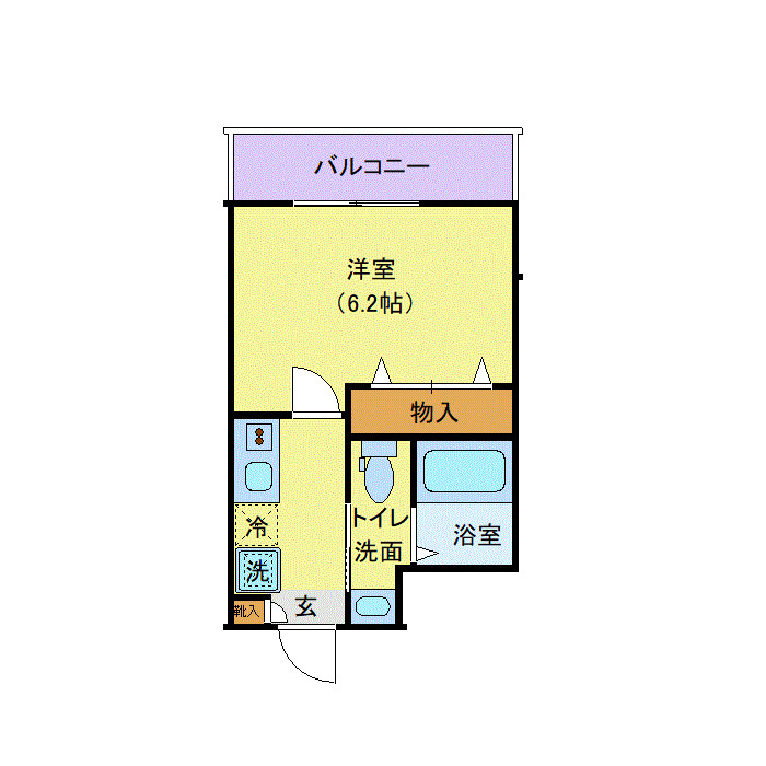 Oasis弘明寺 A棟の間取り