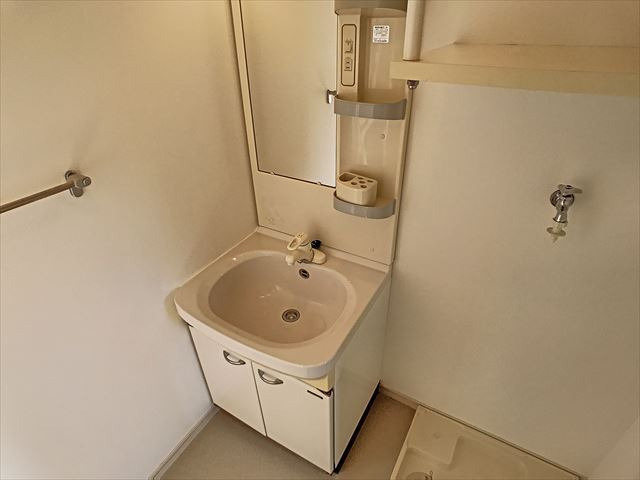 リバーフェイス博多の洗面所