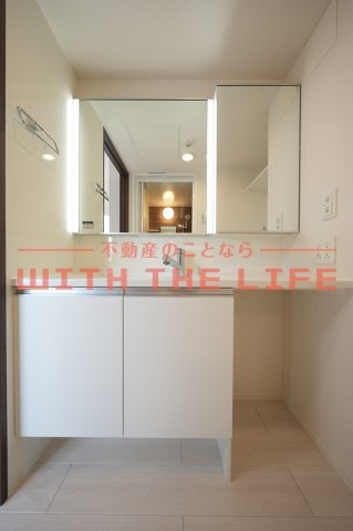 D－ROOM＋西町【キャッシュバック対象物件】の独立洗面台|同施工会社の類似物件の写真です。
※同シリーズ別物件の写真　※現状優先
