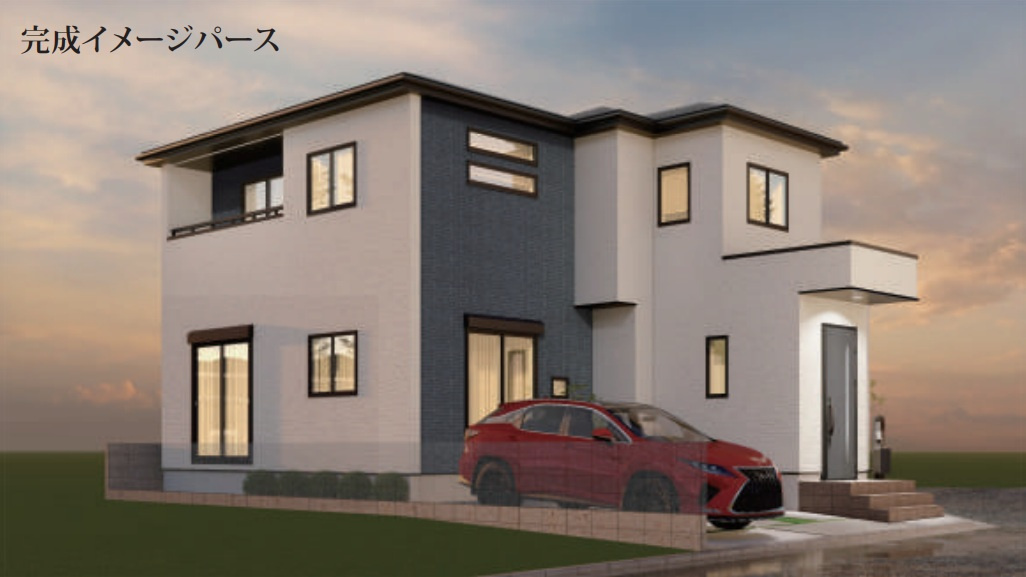 明石市二見町東二見の外観パース