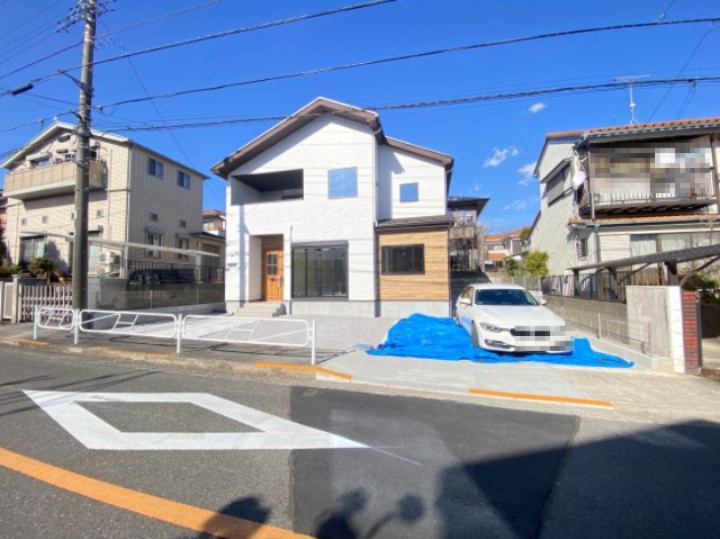 祝：成約済み　八王子市　北野台　新築戸建て　２８期の外観|～仲介手数料無料☆八王子ひなた不動産～　八王子市北野台　新築戸建て