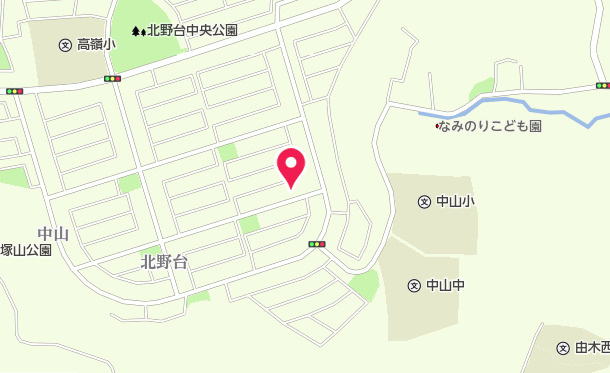 祝：成約済み　八王子市　北野台　新築戸建て　２８期の地図|～仲介手数料無料☆八王子ひなた不動産～　八王子市北野台　新築戸建て