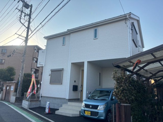 【外観】 | 綾瀬市落合南　新築分譲住宅　全1棟 | 現地（2月6日撮影）