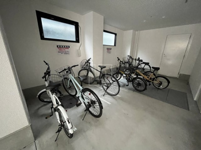 【その他共用部分】 | オルゴグラートNAMBA | オルゴグラートNAMBA　駐輪場