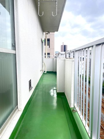 ライオンズマンション立花のバルコニー