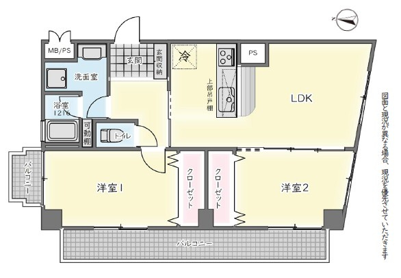 ライオンズマンション立花の間取り|エリアに精通したスタッフがあなたにぴったりのお家を紹介！お客さま目線で対応させていただきます。安心してご相談下さい