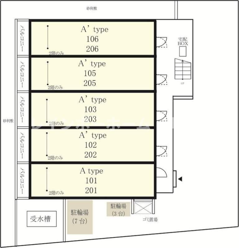 リブリ・長後※初期費用分割あと払いサービス利用可能物件の区画図