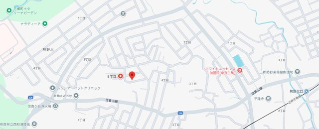 勢野西5丁目戸建の地図