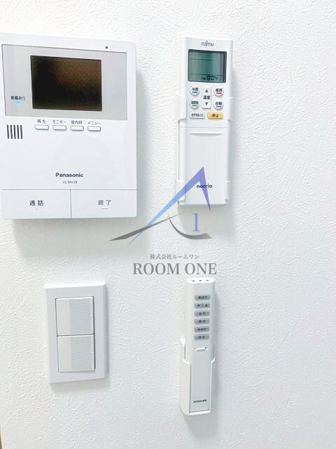 ローレンス　ガーデンのセキュリティ|モニター付きインターホンです。