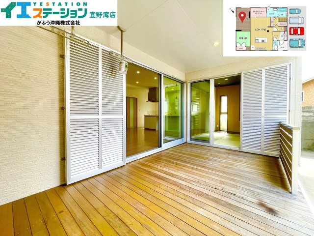 長田３丁目戸建てのバルコニー