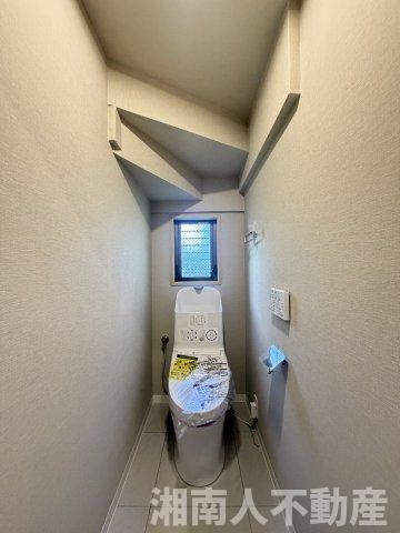逗子市沼間３丁目４－１７戸建てのトイレ|トイレです