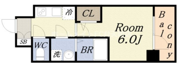 【間取り】 | エスリード弁天町桜通レジデンス