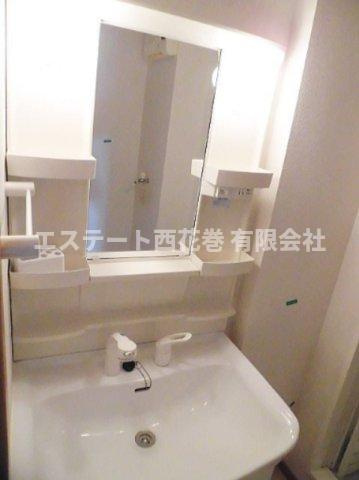 グレイスモアの洗面所|シャワー付き洗面化粧台