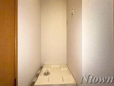 【設備】 | ドミール長者町 | 洗濯機置き場です