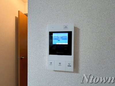 【セキュリティ】 | ドミール長者町 | モニター付きインターフォンです