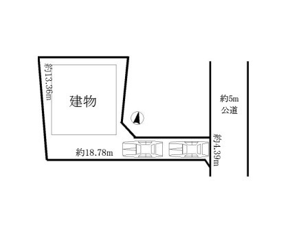白岡市大字彦兵衛　中古戸建の区画図