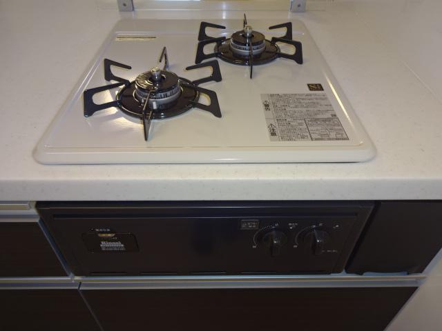 シェルディオスのキッチン|2口ガスコンロ