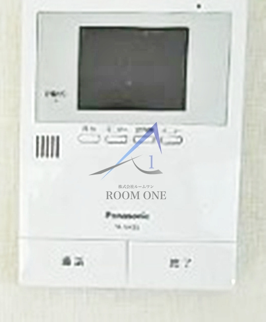 アビタシオン落合のセキュリティ|モニター付きインターホンです。