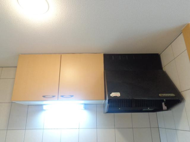 フィアブラットのキッチン|レンジフード・吊り戸棚