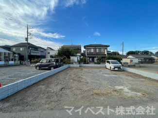 【前面道路含む現地写真】 | 【未公開物件】川越市寺尾　売地【建築条件なし】