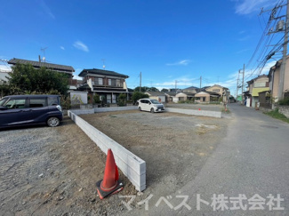 【前面道路含む現地写真】 | 【未公開物件】川越市寺尾　売地【建築条件なし】