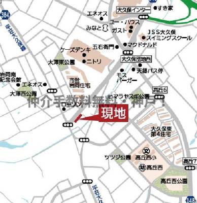 【地図】 | 神戸市西区大沢1丁目　新築戸建4号棟　仲介手数料無料！ | 西区大沢1　新築4号棟　仲介手数料無料！