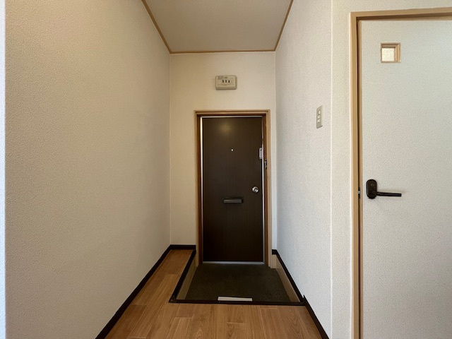 川端マンションの玄関