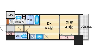 【間取り】 | プレサンスロジェ名古屋駅前 | 略図の為、現状優先