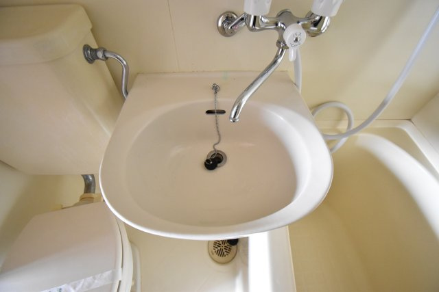 苅田ハイツの洗面所