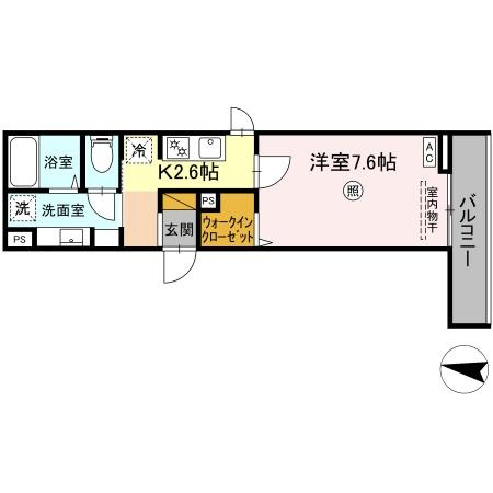 Maison de Calme(メゾンドカルム)の間取り