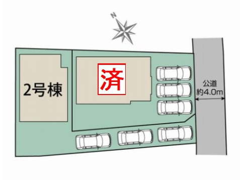 【間取り】 | 【仲介手数料０円】秦野市弥生町　新築一戸建て　全2棟 | 2号棟　秦野市弥生町　新築一戸建て　全2棟