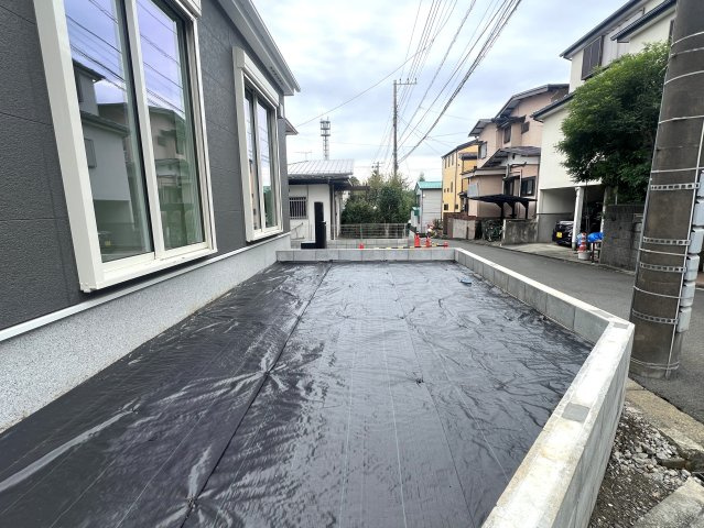 敷地50坪超・南西角地・平屋という最強が詰まった新築戸建◎の庭|お庭です