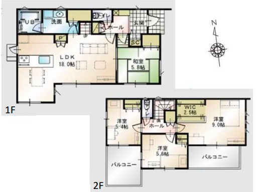 【間取り】の画像