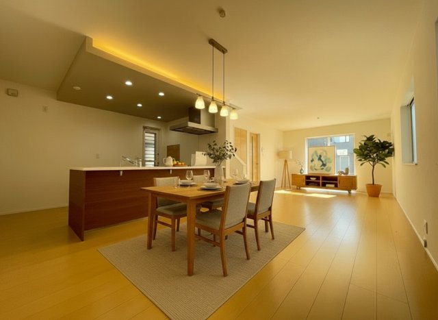 【居間・リビング】の画像