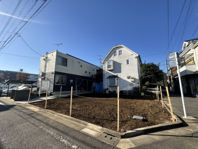 練馬区田柄2丁目　三方角地風　建築条件付き売地限定1区画