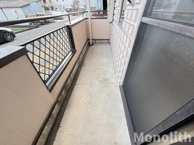 コスモスマンションのバルコニー